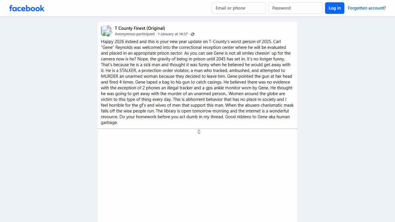 T County Finest (Original) Happy 2026 indeed and this is your new year update on T-County’s worst person of 2025 Facebook